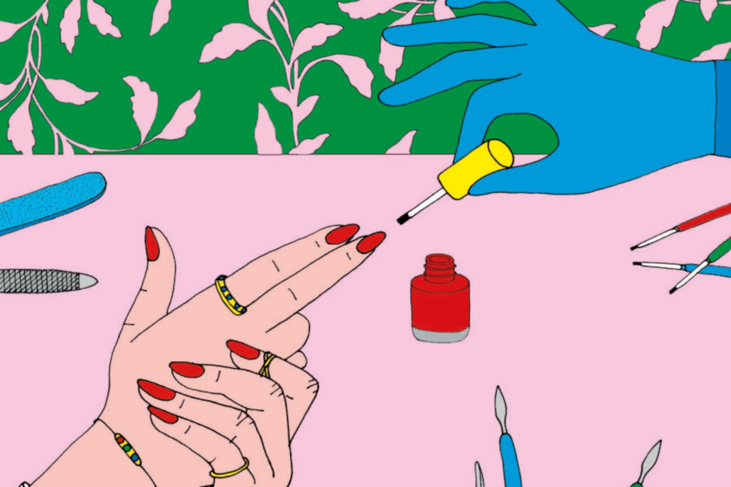 La main-d'œuvre pas si vernie de l'onglerie